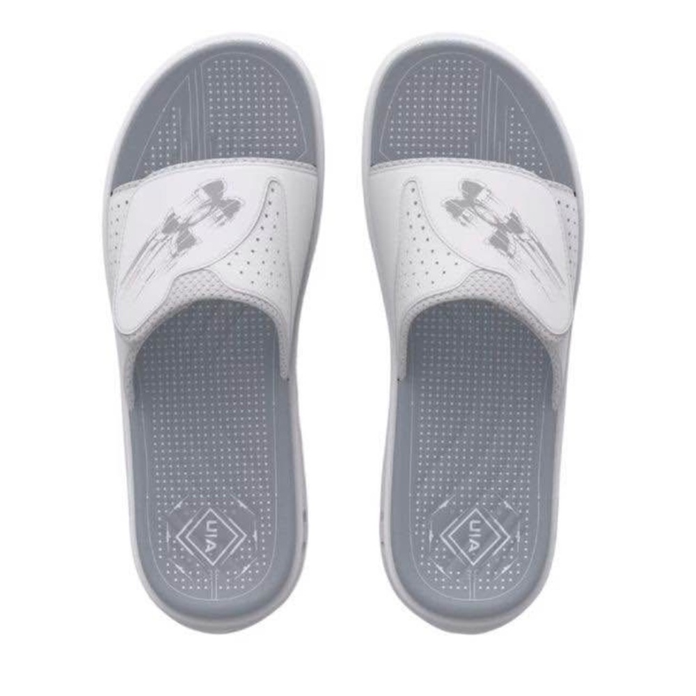 BRAND NEW men under armour mercenary adjustable strap slides slippers size US 10